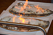 Seewolf in Salzkruste im Nino's (©Foto: Gastro PR)